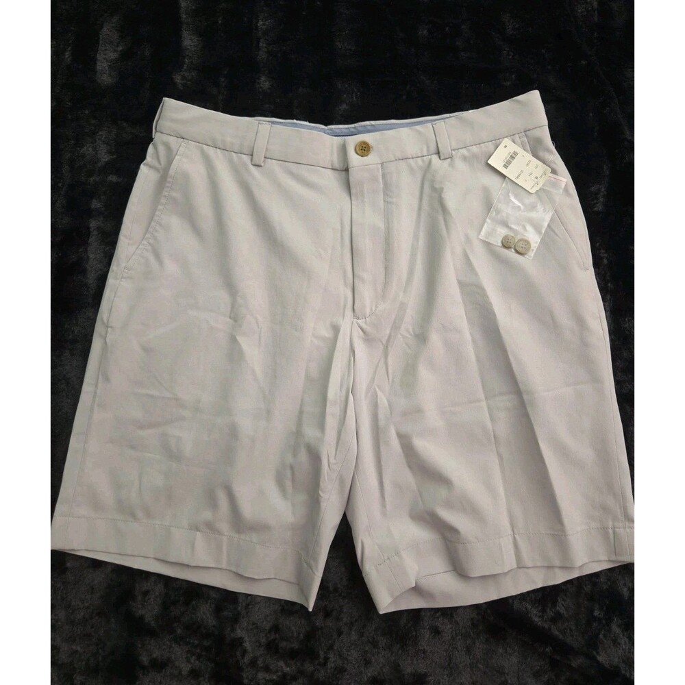 Brooks Brothers Performance Golf Shorts Gray Stretch Men 9” Inseam Size 36 NWT